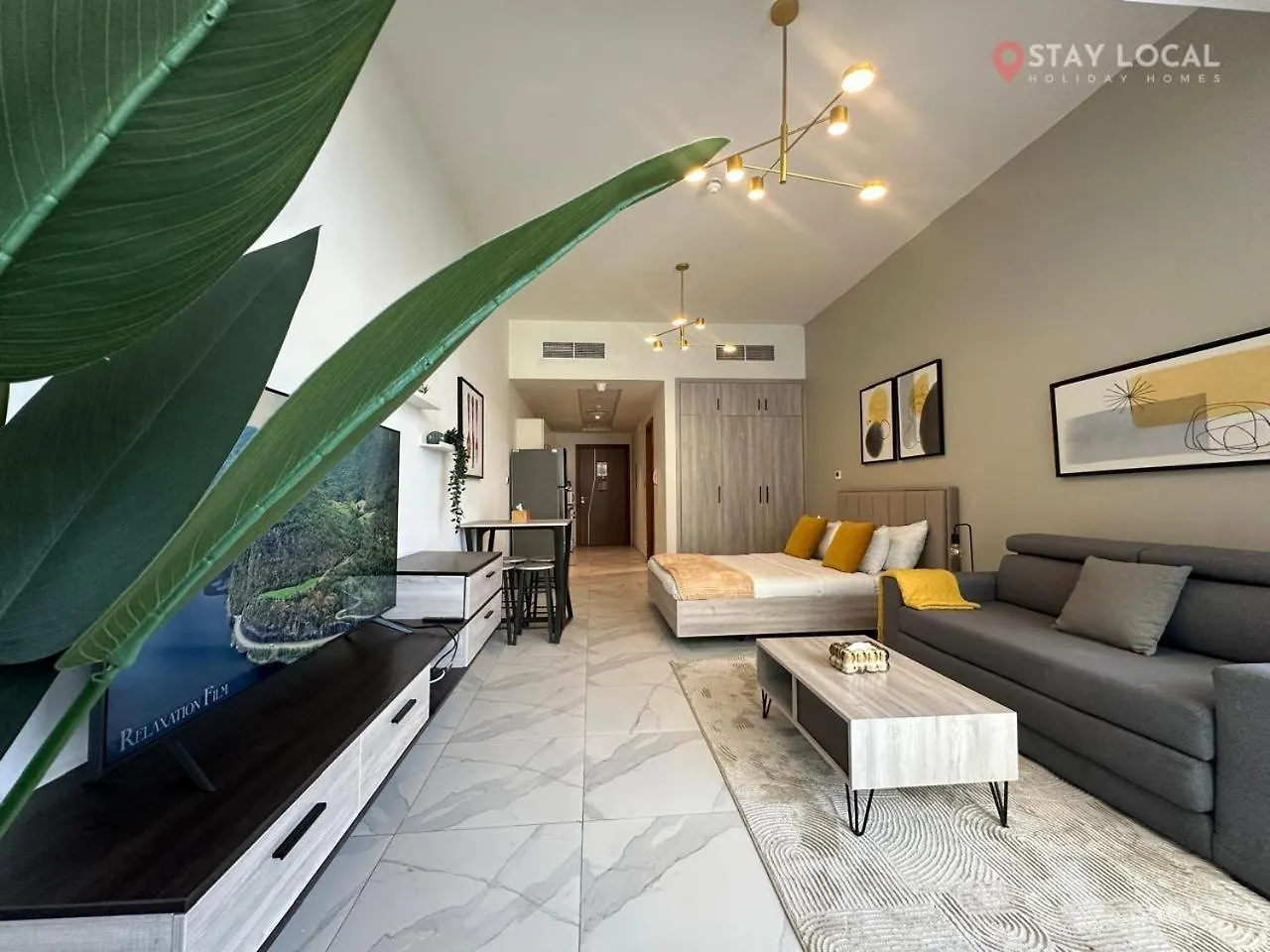 아파트 Uptown Getaway Charming Studio With Canal Burj & View 두바이